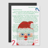 サンタからのパーソナライズされた手紙 (正面/裏面)