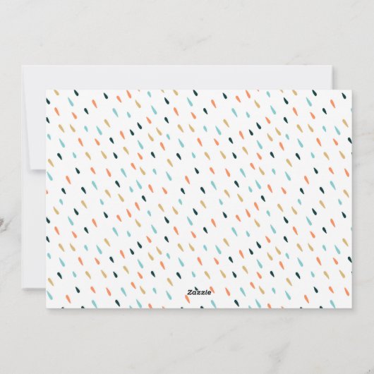 サンタからのプレゼント |クリスマス誕生発表 シーズンカード (裏面)