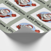 サンタからのプレゼント ラッピングペーパー (角)