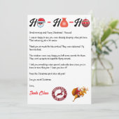 サンタからのホホホホー文字 シーズンカード (スタンド正面)