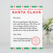 サンタからのホリデーレター シーズンカード (スタンド正面)