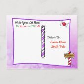 サンタからのポストカード：ホリデー・エスニック・エルフ シーズンポストカード (裏面)