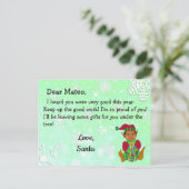 サンタからのポストカード：ホリデー・エスニック・エルフ シーズンポストカード (スタンド正面)