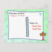 サンタからのポストカード：ホリデー・エスニック・エルフ シーズンポストカード (裏面)