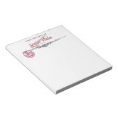 サンタからのメモ ノートパッド (アングル)