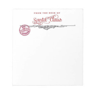 サンタからのメモ ノートパッド