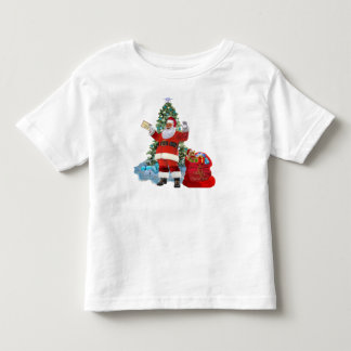 サンタからのメリークリスマス トドラーTシャツ