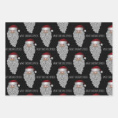 サンタからの公式贈パーソナライズされたり物 ラッピングペーパーシート (正面)