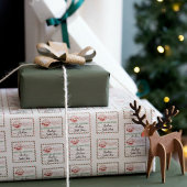 サンタからの北極の特別配達 ラッピングペーパー