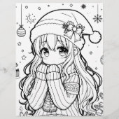 サンタからの子供向けの手紙 (裏面)