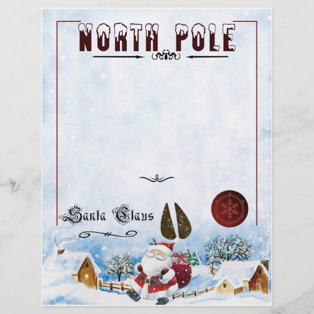 サンタからの手紙 (正面)