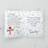 サンタからの手紙 シーズンカード (内部)