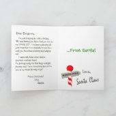 サンタからの手紙 シーズンカード (内部)