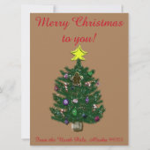 サンタからの手紙　ジンジャーブレッドマン シーズンカード (裏面)