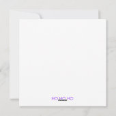 サンタからの手紙 パープルテーマ ペーパーシート シーズンカード (裏面)