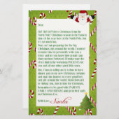 サンタからの手紙 便箋 (正面/裏面)