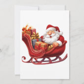 サンタからの手紙 招待状 (裏面)