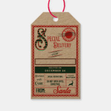 サンタからの特別配達 |ギフトラベル