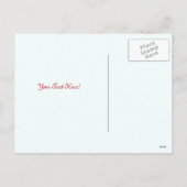 サンタからの訪問 シーズンポストカード (裏面)