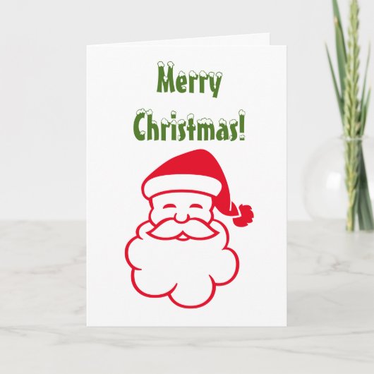 サンタからの読手紙(さらに多くの人) シーズンカード (正面)