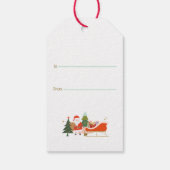 サンタからの贈り物 ギフトタグ (裏面)