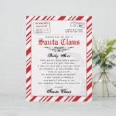 サンタからの電信パーソナライズされた書 (スタンド正面)