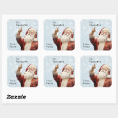 サンタからチャイルドギフトクリスマスまで スクエアシール (シート)