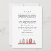 サンタからベビーへ手紙クリスマスかわいい家 シーズンカード (正面)