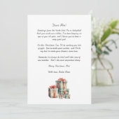 サンタからベビークリスマスツリーへの手紙 シーズンカード (スタンド正面)