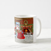 サンタからメリークリスマス コーヒーマグカップ (正面右)