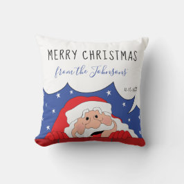サンタからメリークリスマス&良いお年を! クッション