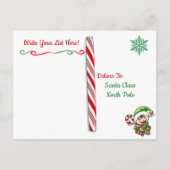 サンタから子どもへのクリスマスポストカード シーズンポストカード (裏面)