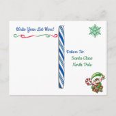 サンタから子どもへのクリスマスポストカード シーズンポストカード (裏面)
