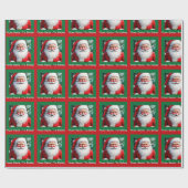 サンタから子供の名前入りパーソナルクリスマス ラッピングペーパー (フラット)