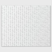 サンタから愛で ラッピングペーパー (フラット)