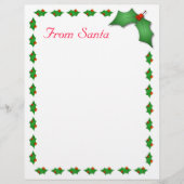 サンタから手紙 (正面)