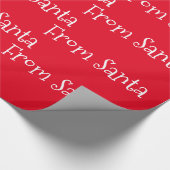 サンタから ラッピングペーパー (角)