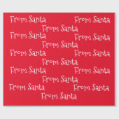サンタから ラッピングペーパー (フラット)