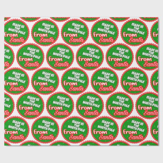 サンタから ラッピングペーパー (フラット)