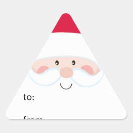 サンタから 三角形シール