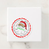 サンタかわいいマンガ特別配達クリスマスから フェイバータグ (インサイチュ)