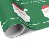 サンタかわいカスタムいクリスマス ラッピングペーパー (ロールコーナー)