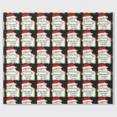 サンタかパーソナライズされたら ラッピングペーパー (フラット)