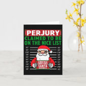 サンタがいい子のリストに載っていると主張 北極 コ カード (黄色い花)