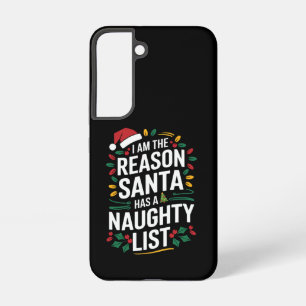サンタがいたずらリストを持っている理由 楽しいクリスマス SAMSUNG GALAXY S22ケース
