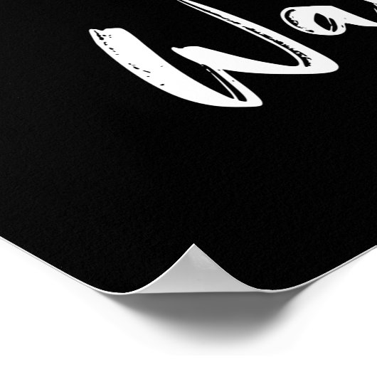 サンタがおもしろいを見ている先生に優しい ポスター (角)