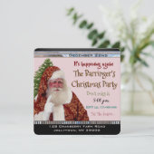 サンタがやってくるクリスマスパーティー 招待状 (スタンド正面)