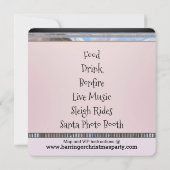 サンタがやってくるクリスマスパーティー 招待状 (裏面)