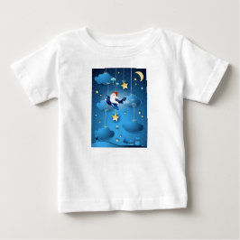 サンタがやってくる ベビーTシャツ