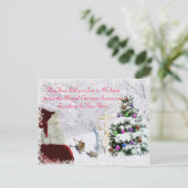 サンタがイエスに出会う シーズンポストカード (スタンド正面)